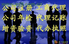 办理各种特殊许可证，注册公司，注销公司，一般纳税人