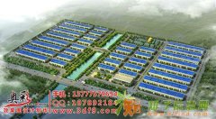 工业厂房鸟瞰效果图设计制作，厂房设计效果图，杭州做厂房效果图