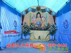 成都搭棚成都灵堂布置灵堂设计 成都久久殡葬服务部