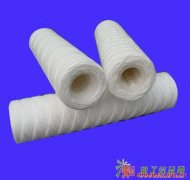 线绕滤芯，脱脂棉线绕滤芯（耐高温），不绣钢线绕滤芯
