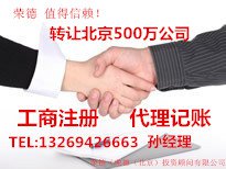 转让北京100万文化公司公司转让