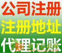 低价优质代理公司注册 垫资 代理记账