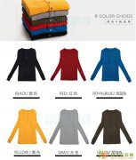 大尚国际正品货源网DUSUN男子棉质休闲长袖T恤衫底价促销