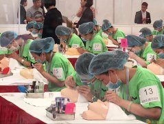 上海纹绣师培训学校|上海半永久培训班|领尖纹绣学校