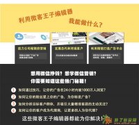 微客王子一款独特的手机编辑器软件