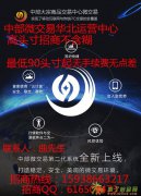 河南中部平台运营中心招商最低90头寸