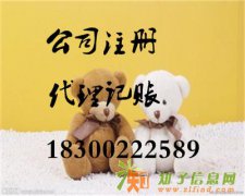 专业代理记账报税、公司注册、工商税务办理