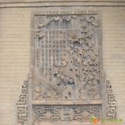 天目扇形砖雕挂板 仿古建筑砖雕装饰