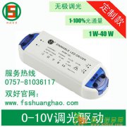 0-10V调光驱动，无极调光，双好LED调光驱动厂家定制