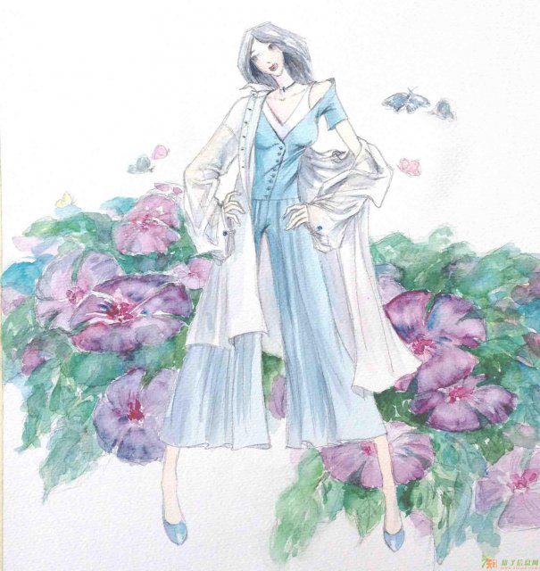 深圳南山区深大西门时装画服装画手绘效果图培训