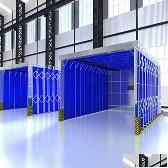 移动伸缩喷漆房内部结构图详解