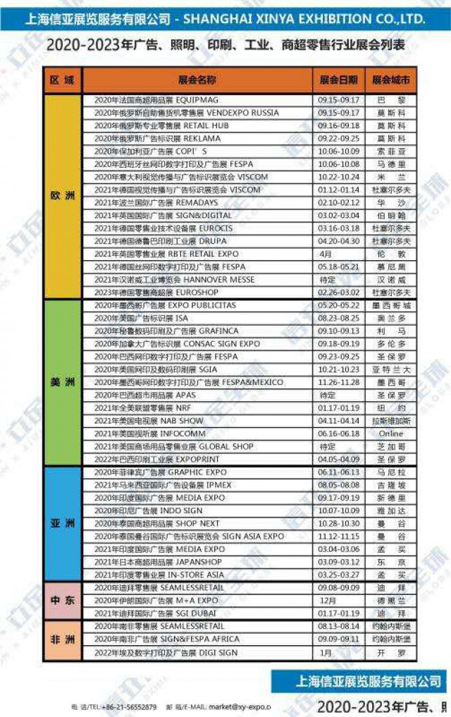 2020年欧洲（西班牙）丝网印刷展览会FESPA