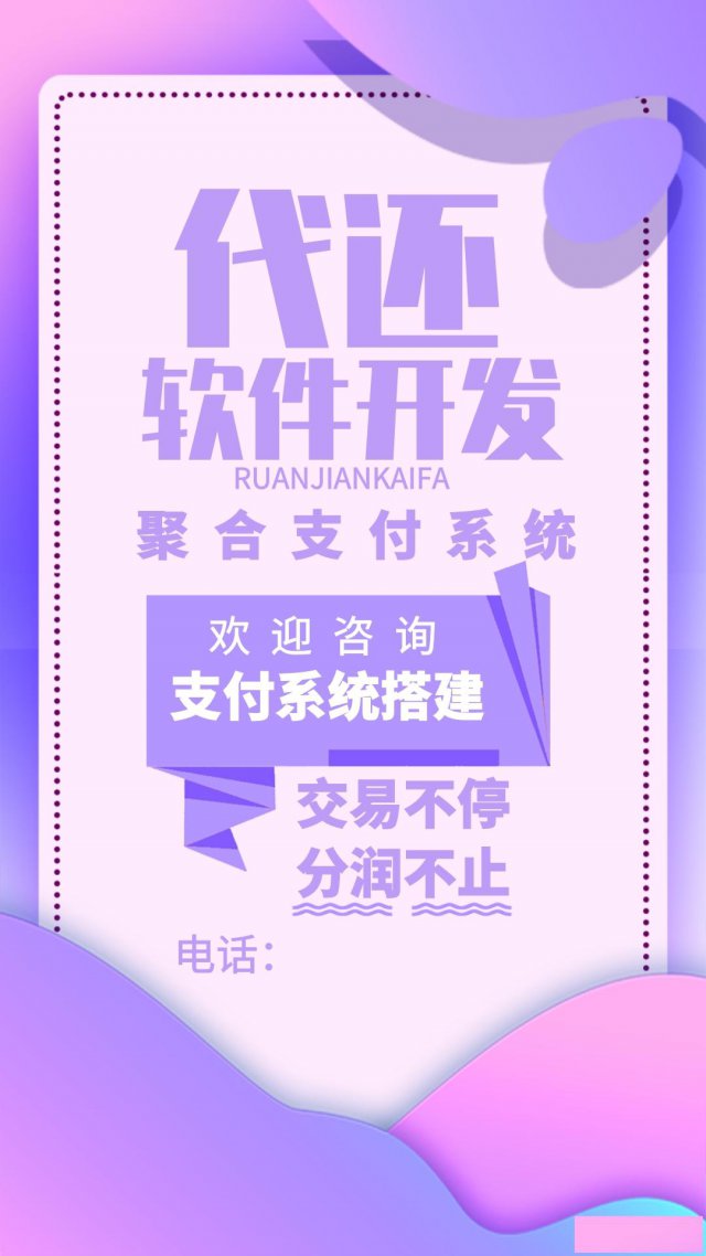 智能代还软件app软件开发可定制可贴