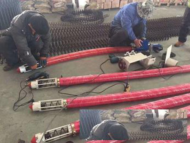 石粉专用小型吸粮机6米长无轴输送机