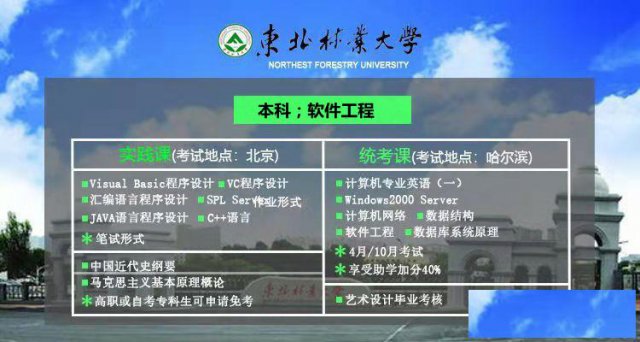 2021年东北林业大学自考报名时间截止到15日