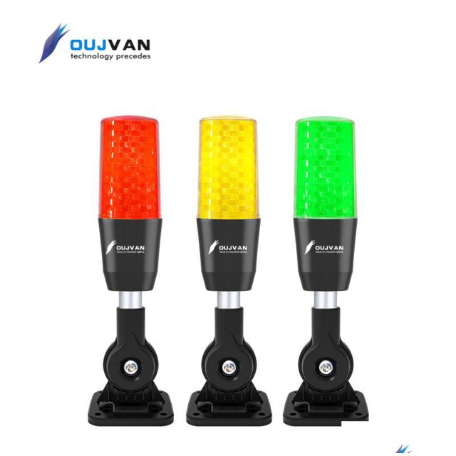 OJ-Q3_三色警报灯_LED机床警示灯_数控机床三色灯