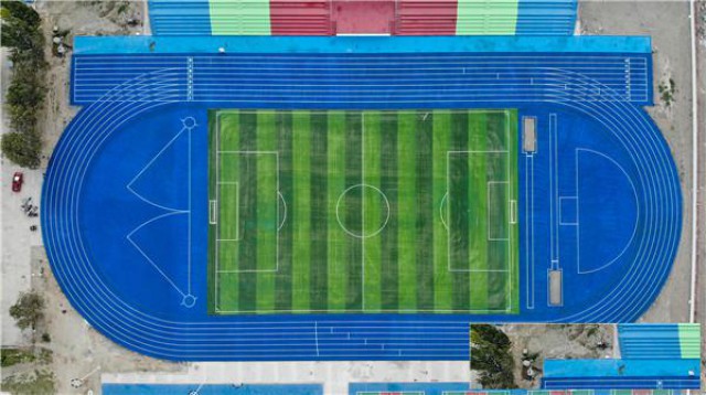 预制型橡胶跑道卷材的特点