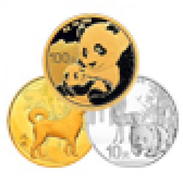 回收金币银币盎司套盒金币1公斤银币彩金彩银古金币纪念币