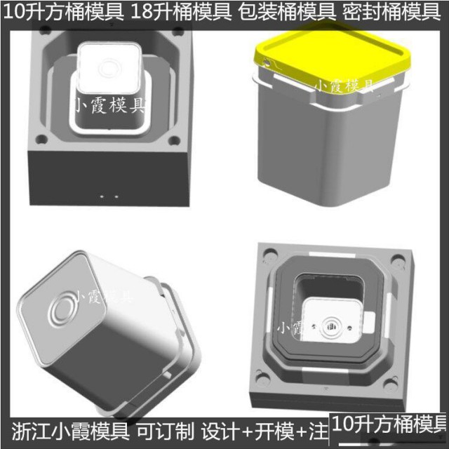 涂料桶塑胶模具生产订制