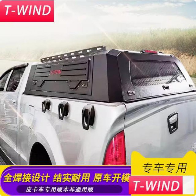 福田大将军驭途9皮卡车全焊接三开门后箱尾箱高盖子