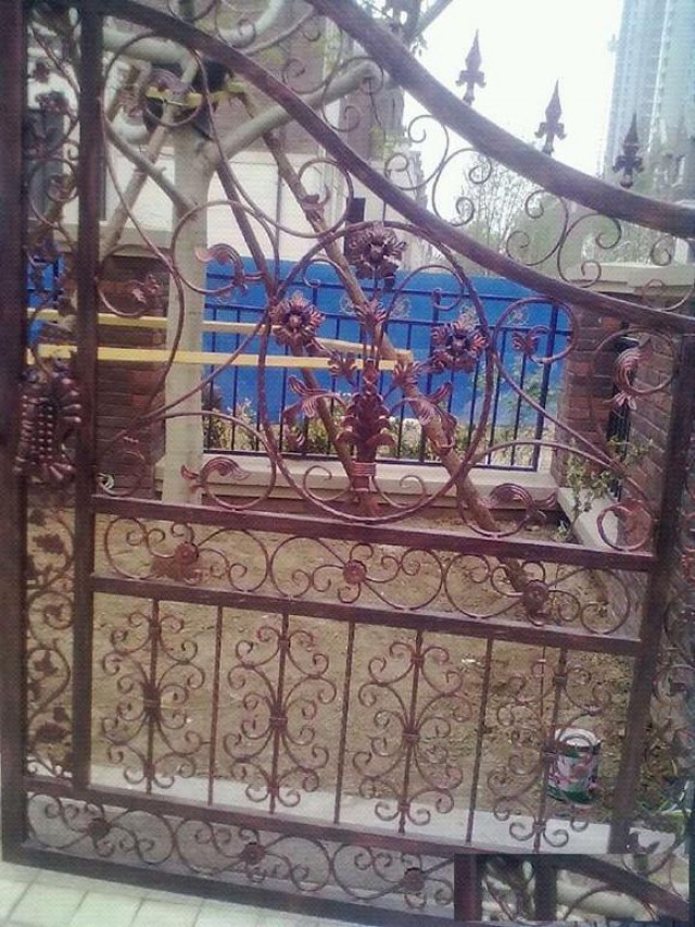 定制铁艺门北京电动伸缩门接订单