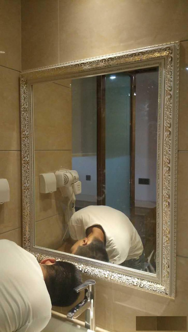 北京定做玻璃镜子舞蹈镜子安装衣帽间镜子价格