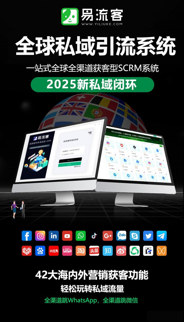 易流客全球获客系统：让企业营销更简单，让品牌走得更远