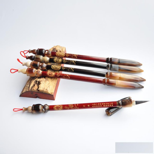 胎毛笔看着制作北京冬顺现场制作胎毛笔脐带章手足印北京上门