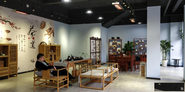 伟而特红外供暖解决江西高大空间茶室取暖难题