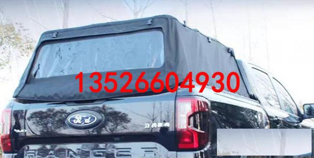 东风锐骐6纳瓦拉皮卡车软高盖牛津布高蓬布料后盖改装