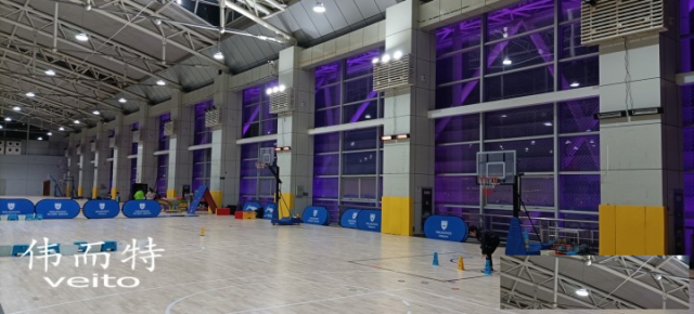 伟而特红外解决高大空间体育馆供暖难题