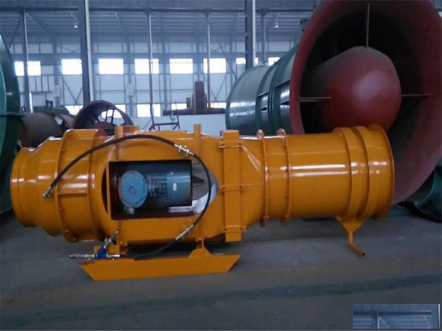 矿用湿式除尘风机从进水口到出风口KCS-410D巷道降尘