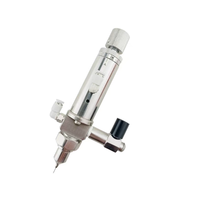 微量喷雾阀手机边框点漆阀树脂手机粘光漆点胶阀