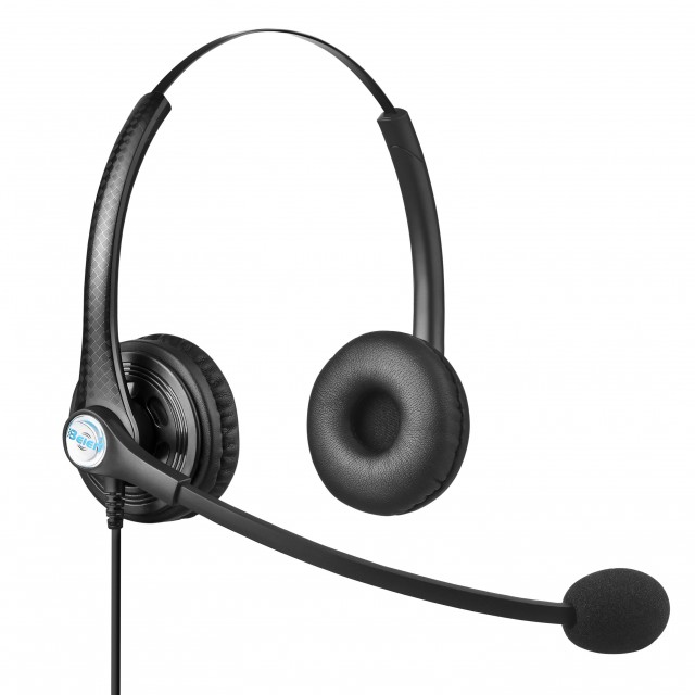 贝恩A26话务员头戴式客服耳机话务耳麦降噪USB手机电脑用