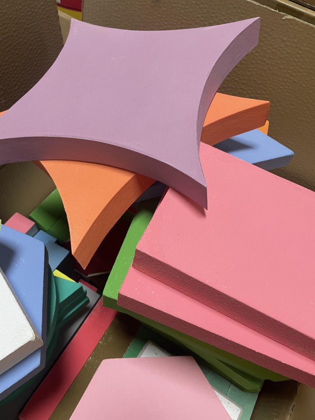 体育馆办公楼防火吸音吊顶悬挂空间吸声体玻纤天花吸音板吸音垂片