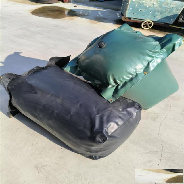 巷道堵漏矿用充气气垛找准气阀轻轻一拧用完收纳不费事