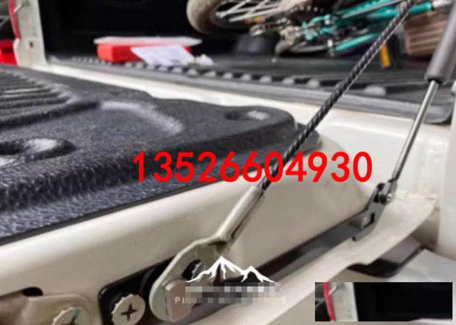 三菱triton/l200皮卡车货箱尾门阻尼缓降杆液压杆拉杆