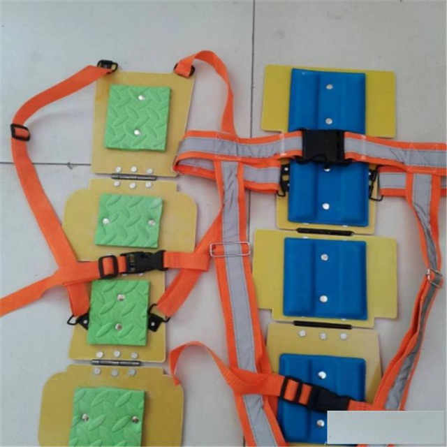 矿用防砸背夹4节复合板连起来分段设计转身时不卡壳