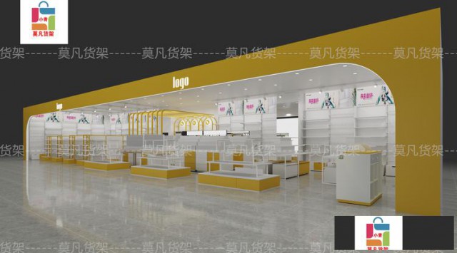 十元百货店货架用陈列道具主题化升级