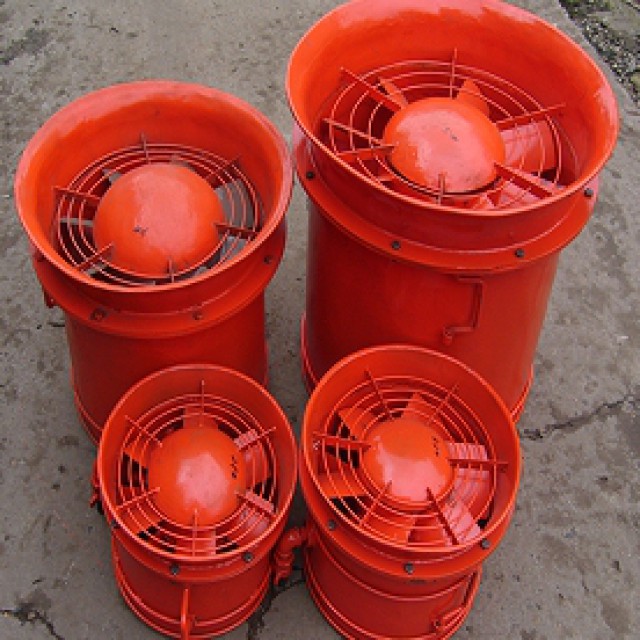 矿用FQC5.0气动风机侧面有这个提手不用再抠着边缘挪