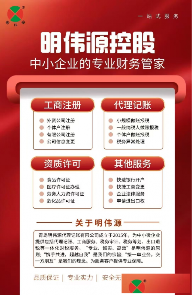 提供各类财税服务