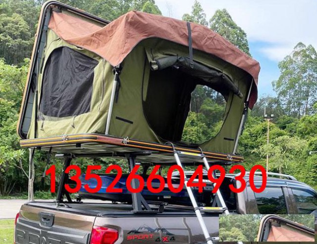 长城炮五十铃纳瓦拉皮卡车后箱帐篷车厢后斗旅行折叠露营帐蓬装备