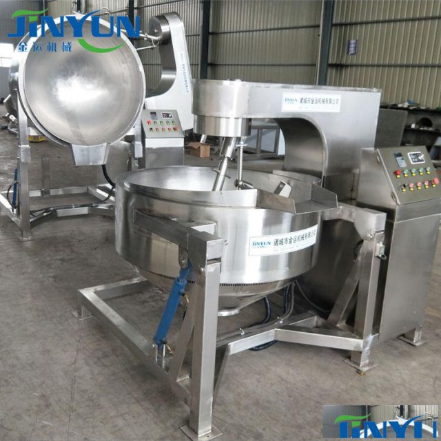 酱料全自动行星搅拌炒锅调味酱炒酱机花生糖米花糖炒制机器