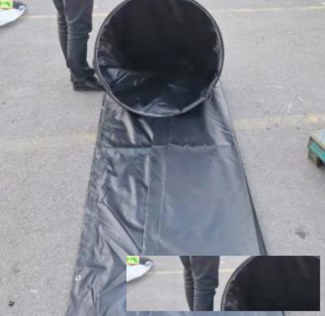 矿用骨架导风筒PVC涂覆布10m一节向狭窄作业输送空气