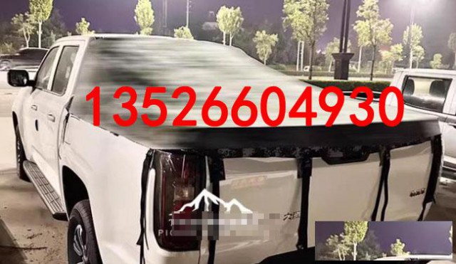 江铃大道追光者皮卡车软盖雨蓬布帆布PVC防雨斜式布盖改装件