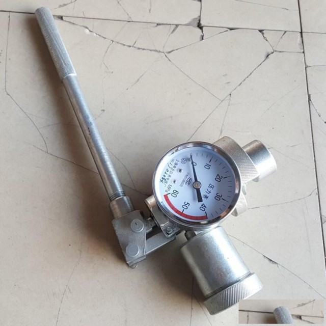 单体支柱压力计SY-40增压式轻轻一转给压数据跟着上来