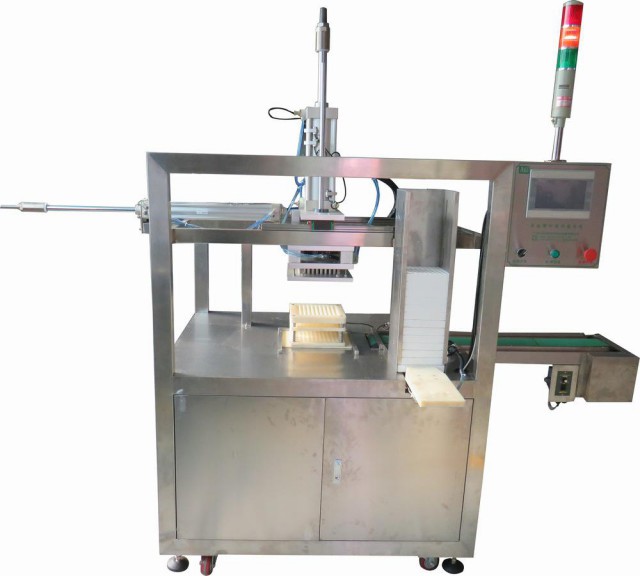 迈志真空采血管半自动装托机