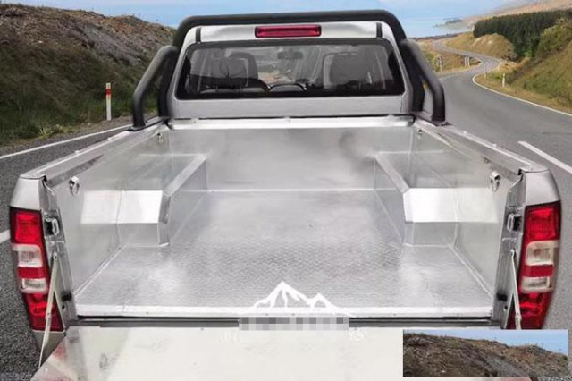 江西五十铃dmax瑞迈皮卡车镀锌板铁板金属后箱宝货箱宝车垫子