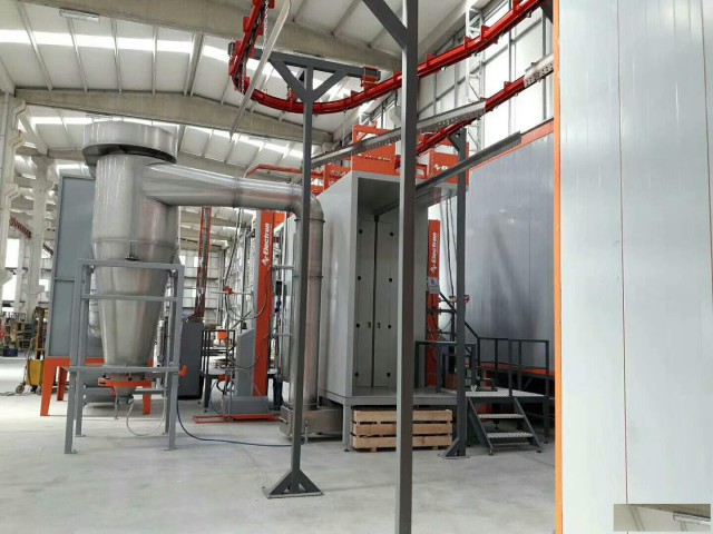 全自动涂装流水线-静电粉末喷涂装置