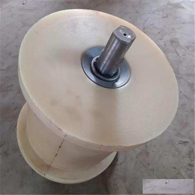 矿用地滚轮材质尺寸看需求160X250钢丝绳粗配大直径